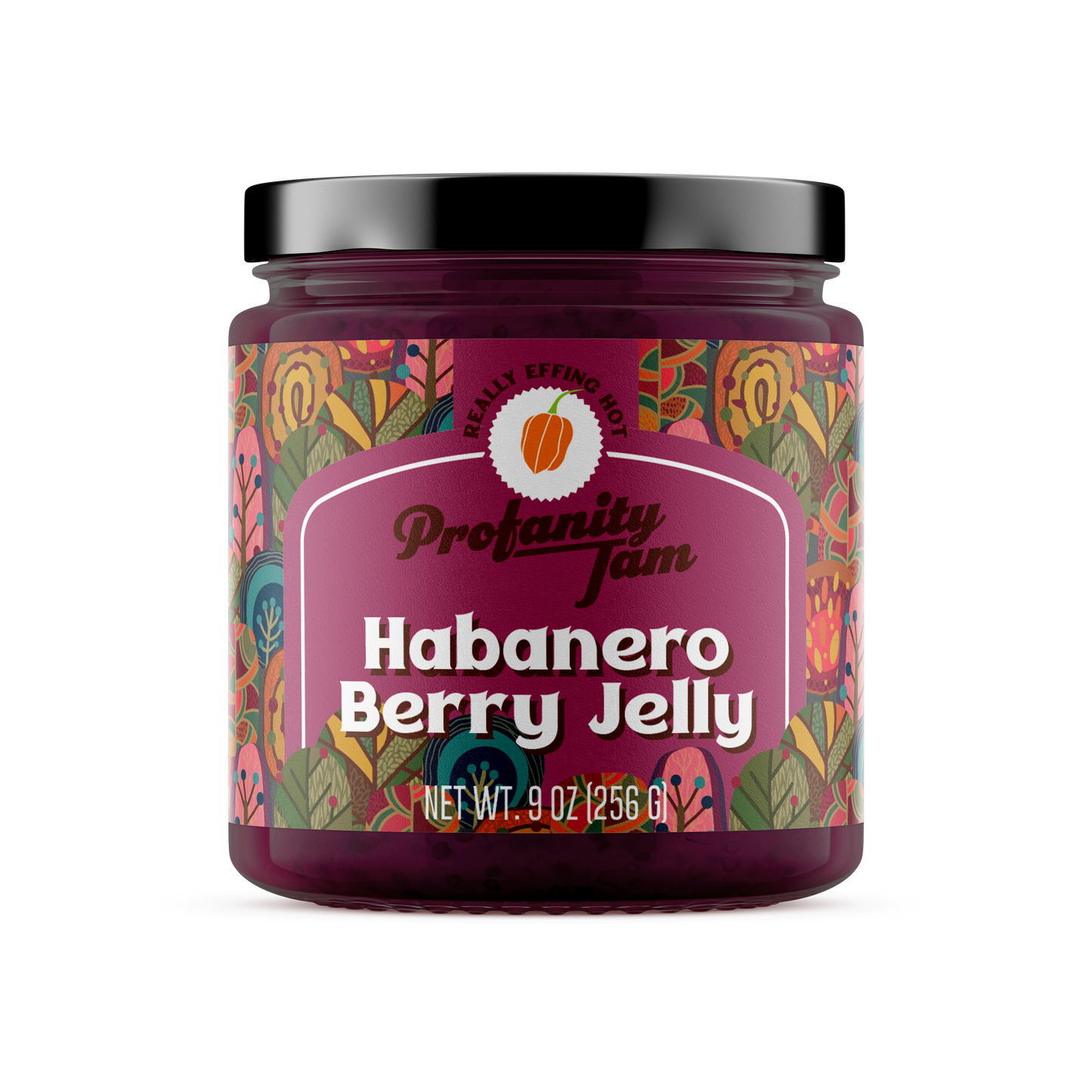 Berry Habanero Jam 9 oz jar