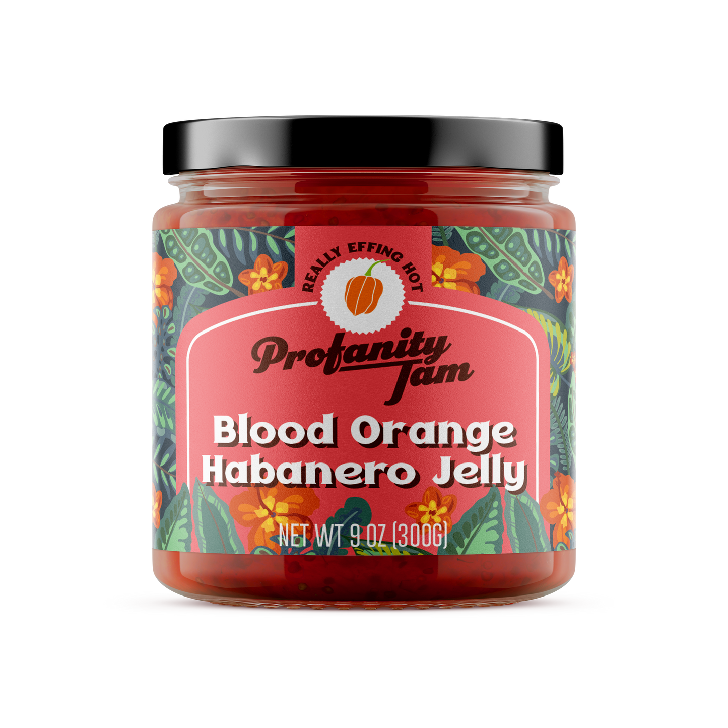 Blood Orange Habanero Jam 9 oz jar