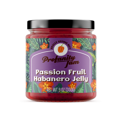 Passion Fruit Habanero Jam 9 oz jar