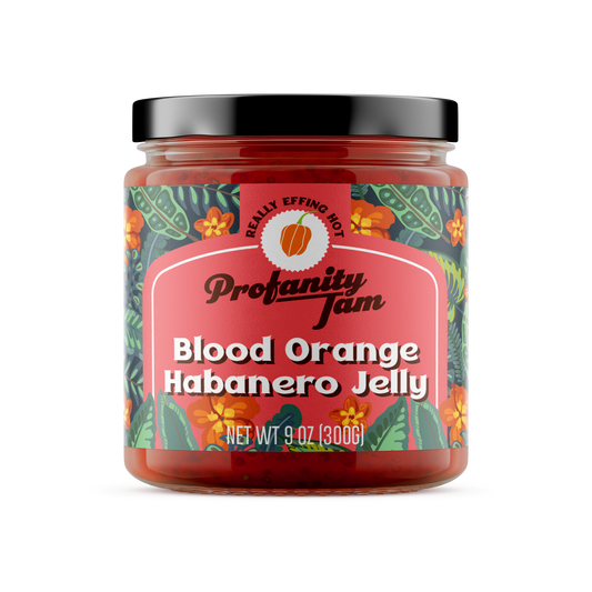 Blood Orange Habanero Jam 9 oz jar