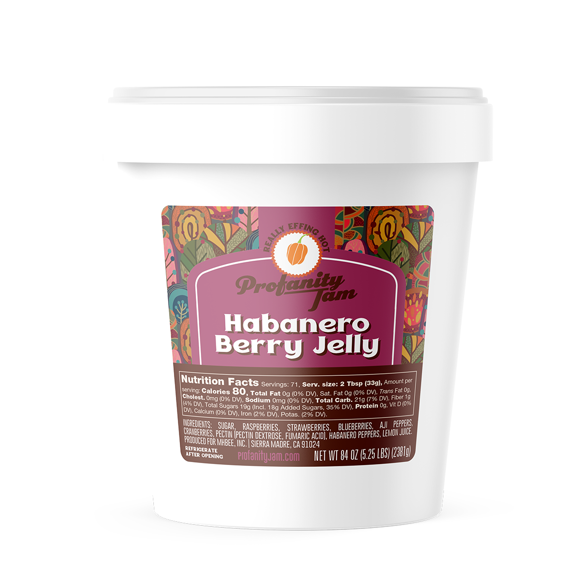 B2B BE Habanero Profanity Pail