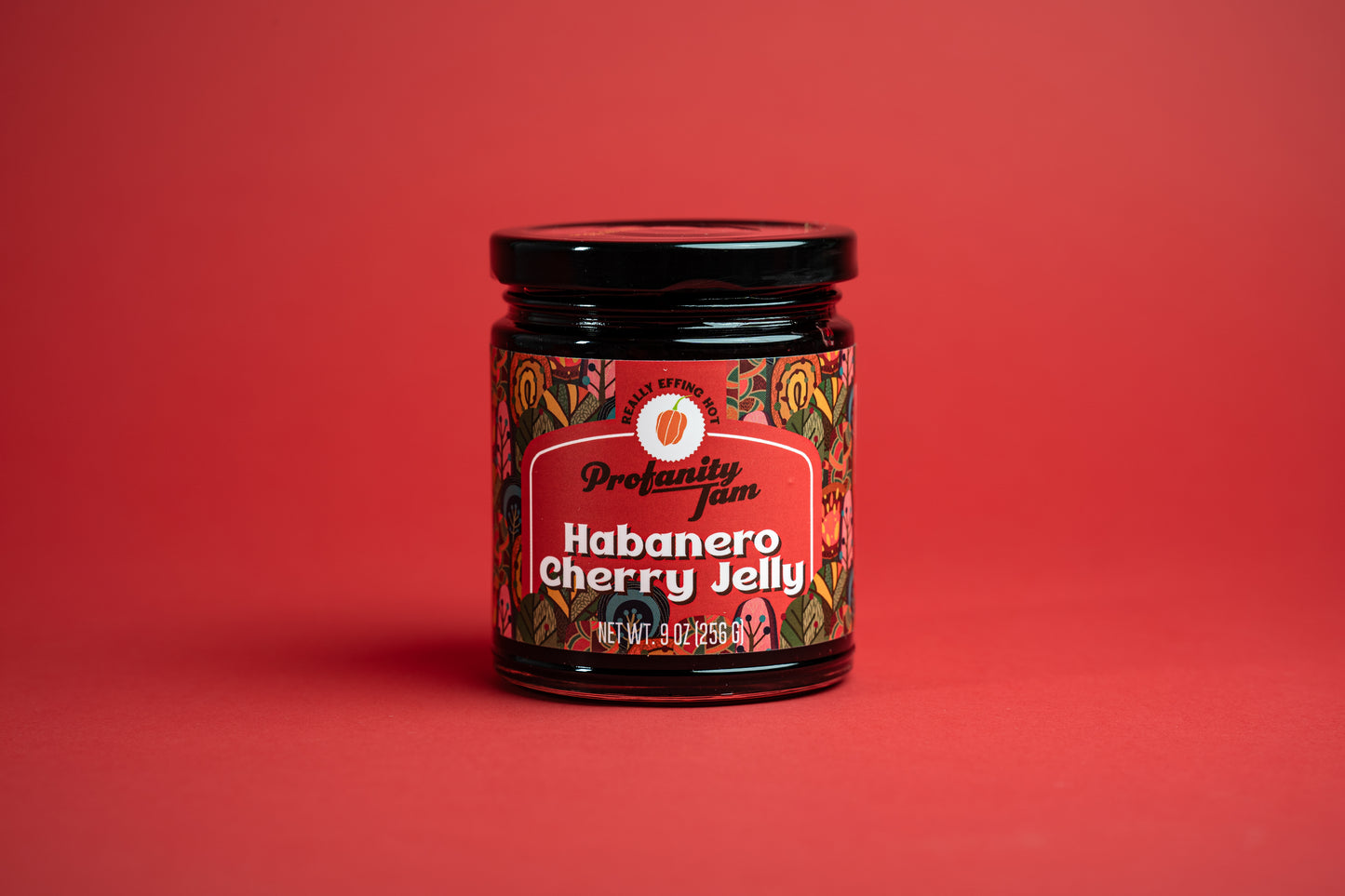 Habanero Cherry Jam 9 oz jar