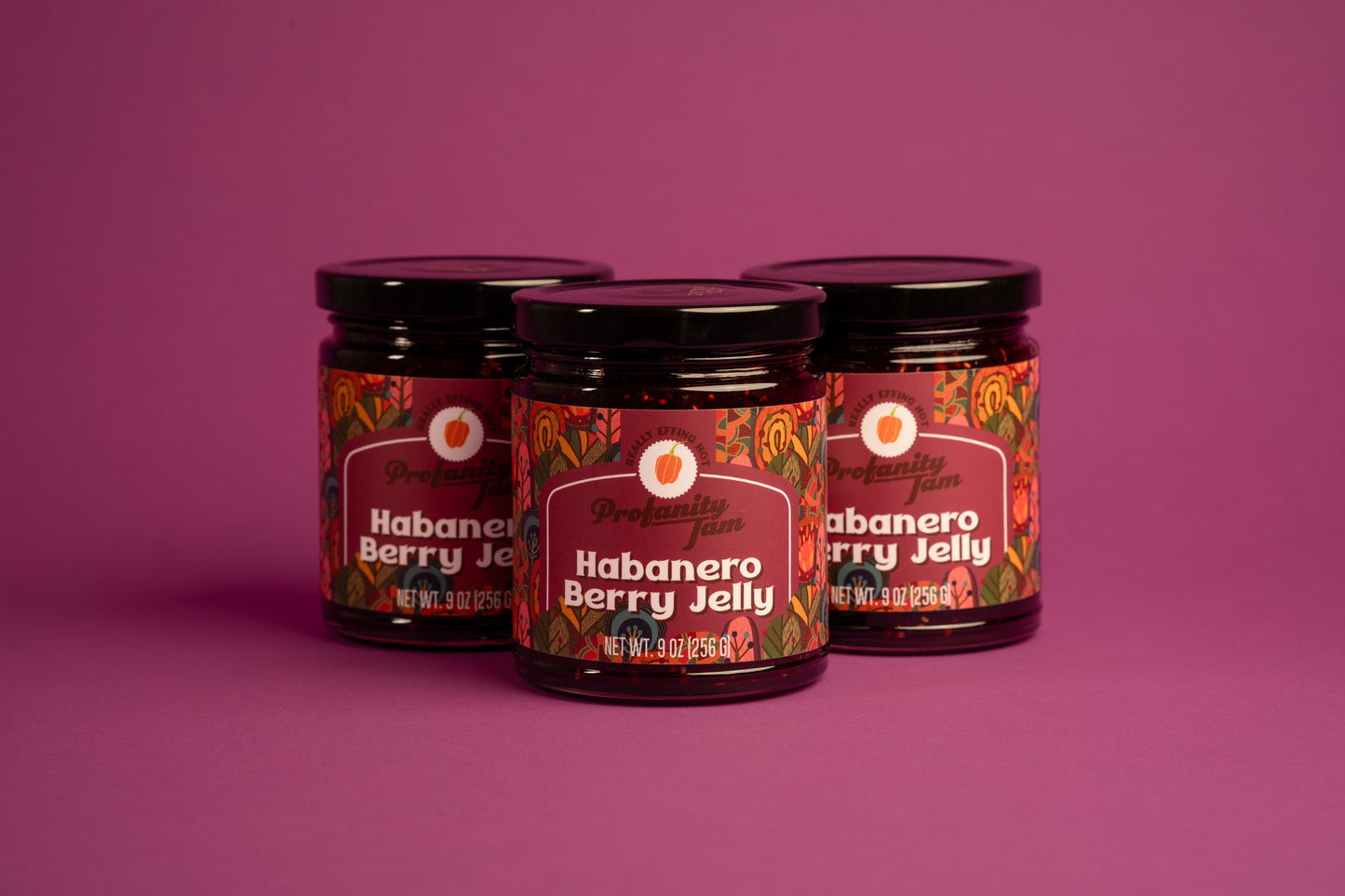 Habanero Berry Jam 9 oz jar