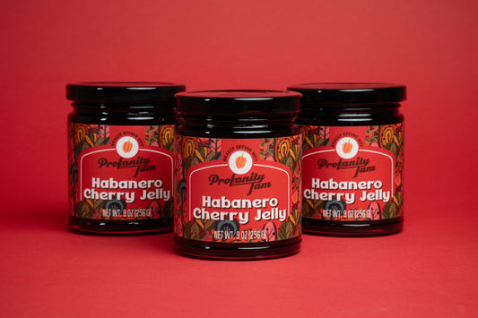 Habanero Cherry Jam 9 oz jar